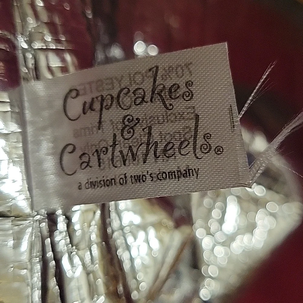 Cupcakes and Cartwheels Good Vibes Only Pink & White  Thermal Lunch Tote - Picture 13 of 14